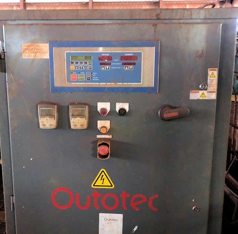 2 Units - Outotec Slon Model 2000, 10 Hp Secondary Vphgms Magnetic Separators)